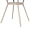 Flash Furniture Marseille French Bistro 31.5in. Tbl, Black/White Textilene, Glass Top, Bamboo Print Aluminum Frame SDA-AD641011-80-BLKWH-LTNAT-GG - alternate 3